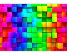 Artgeist Fototapetas - Colourful Cubes