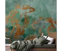 Artgeist Fototapetas - Copper Ginkgo