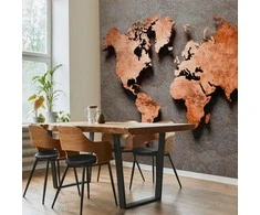 Artgeist Fototapetas - Copper Map