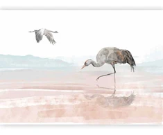 Artgeist Fototapetas - Cranes Over the Water