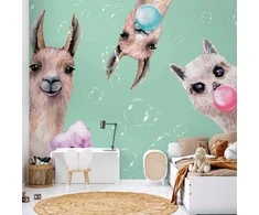 Artgeist Fototapetas - Crazy Llamas