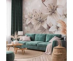 Artgeist Fototapetas - Diamond Lilies