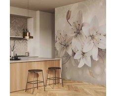 Artgeist Fototapetas - Diamond Lilies