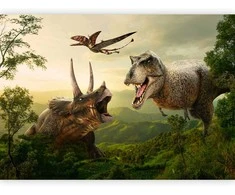 Artgeist Fototapetas - Dinosaur Square