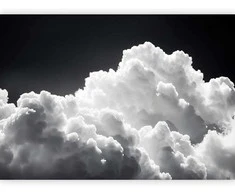 Artgeist Fototapetas - Discover the Endless Play of Sunlight – Clouds and Shadows in the Sky