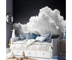 Artgeist Fototapetas - Discover the Endless Play of Sunlight – Clouds and Shadows in the Sky