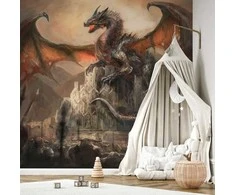 Artgeist Fototapetas - Dragon castle