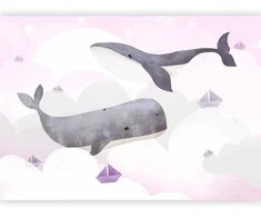 Artgeist Fototapetas - Dream Of Whales - Second Variant