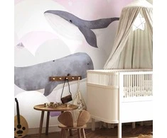 Artgeist Fototapetas - Dream Of Whales - Second Variant