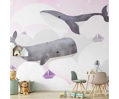 Artgeist Fototapetas - Dream Of Whales - Second Variant