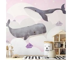 Artgeist Fototapetas - Dream Of Whales - Second Variant