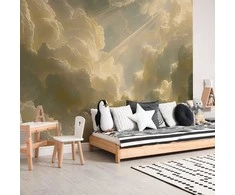Artgeist Fototapetas - Enchanting Play of Colors Against a Backdrop of Clouds
