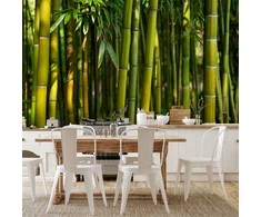 Artgeist Fototapetas - Eucalyptus alley – bamboo grove in juicy žalias tone