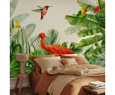 Artgeist Fototapetas - Exotic Birds - Third Variant