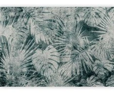 Artgeist Fototapetas - Exotic nature in the jungle - floral landscape with leaves with patterns