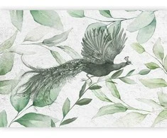 Artgeist Fototapetas - Flight of a Peacock - Third Variant
