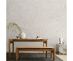 Artgeist Fototapetas - Geometric Pattern Shades of Gold and Marble Stone