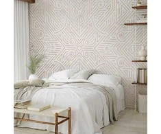 Artgeist Fototapetas - Geometric Pattern Shades of Gold and Marble Stone