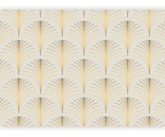 Artgeist Fototapetas - Gold Linear Pattern on Marble Background