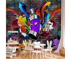 Artgeist Fototapetas - Graffiti: Colourful attack