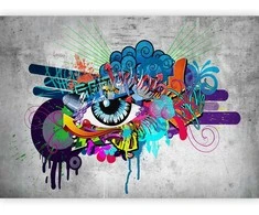 Artgeist Fototapetas - Graffiti eye