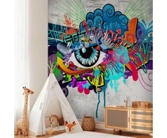 Artgeist Fototapetas - Graffiti eye