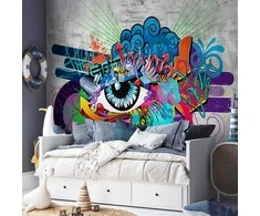 Artgeist Fototapetas - Graffiti eye