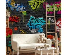 Artgeist Fototapetas - Graffiti wall