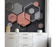 Artgeist Fototapetas - Hexagon Plan