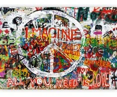 Artgeist Fototapetas - Hippie Graffiti