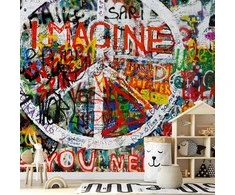 Artgeist Fototapetas - Hippie Graffiti