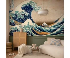 Artgeist Fototapetas - Hokusai: The Great Wave off Kanagawa (Reproduction)