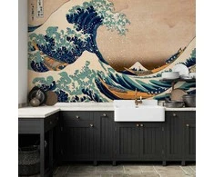 Artgeist Fototapetas - Hokusai: The Great Wave off Kanagawa (Reproduction)