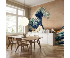 Artgeist Fototapetas - Hokusai: The Great Wave off Kanagawa (Reproduction)