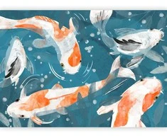 Artgeist Fototapetas - Koi Fishes - Second Variant