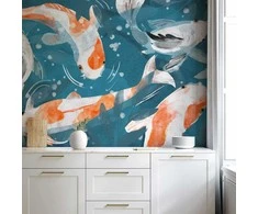 Artgeist Fototapetas - Koi Fishes - Second Variant