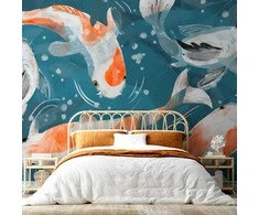 Artgeist Fototapetas - Koi Fishes - Second Variant