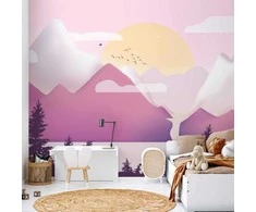 Artgeist Fototapetas - Landscape at Sunset - Third Variant
