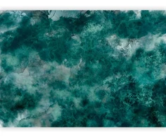 Artgeist Fototapetas - Malachite respite - modernist abstract background with texture