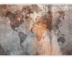 Artgeist Fototapetas - Map Colors