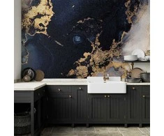 Artgeist Fototapetas - Marble and Garnet - Abstract Textured Pattern Inspired by a Starry Sky