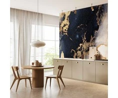 Artgeist Fototapetas - Marble and Garnet - Abstract Textured Pattern Inspired by a Starry Sky