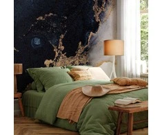 Artgeist Fototapetas - Marble and Garnet - Abstract Textured Pattern Inspired by a Starry Sky