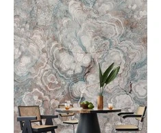 Artgeist Fototapetas - Marble Flowers - Natural Stone Structures in Pastel Colours