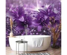 Artgeist Fototapetas - Masterpiece of Violetinė