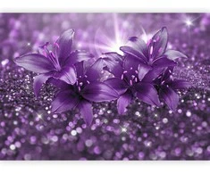 Artgeist Fototapetas - Masterpiece of Violetinė