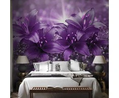 Artgeist Fototapetas - Masterpiece of Violetinė