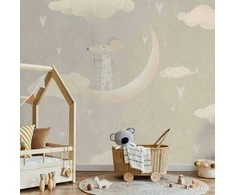 Artgeist Fototapetas - Mouse on the Moon