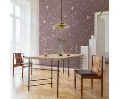 Artgeist Fototapetas - Night Sky - Artistic Constellations and Stars in Pastel Shades