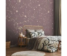 Artgeist Fototapetas - Night Sky - Artistic Constellations and Stars in Pastel Shades